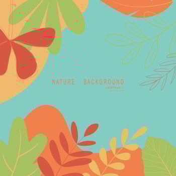 Nature abstract backgrounds.minimal trendy style. various shapes set up design templates good for background card greeting wallpaper brochure flier invitation and other. vector illustration