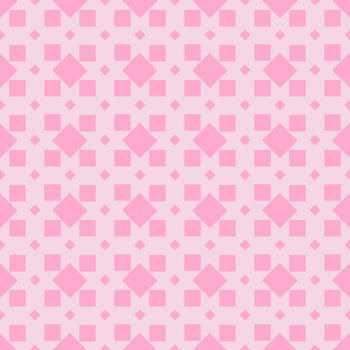 seamless pattern with pink squares of pastel vector