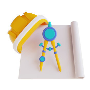 3D illustration helmet and period png