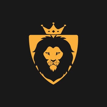Lion Logo Template vector icon illustration design