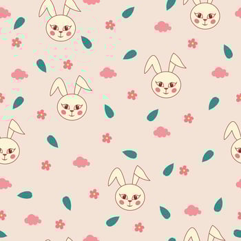 Easter seamless pattern and Beautiful Easter Egg Seamless Pattern Background for printing on paper or fabric vector