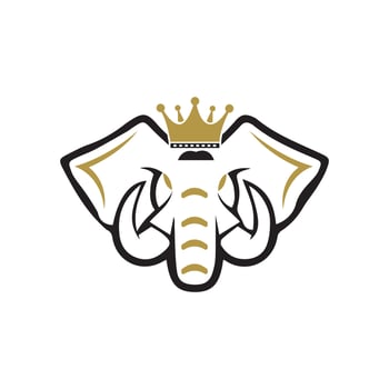 Elephant Logo Template Vector Illustration design