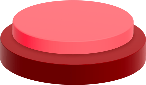 Minimal 3D pedestal or podium red color. png