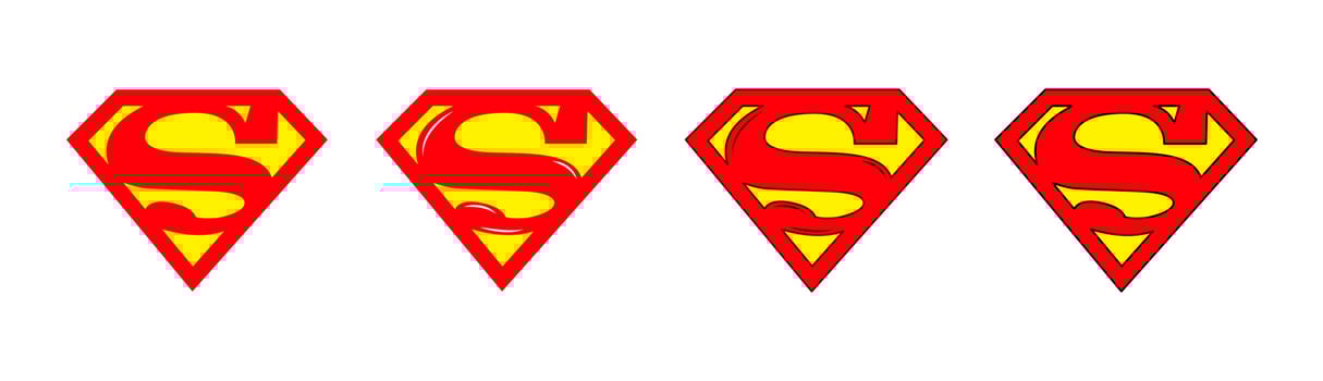 Superman Logo or Symbol vector