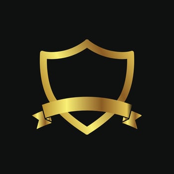 Free Gold Badge Element vector