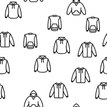 Hoodie And Sweater Vector Seamless Pattern