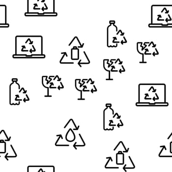 Recycling Vector Seamless Pattern