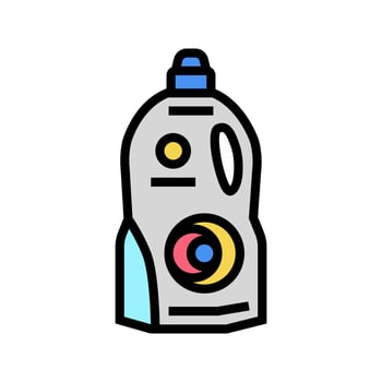 sticky gel container color icon vector illustration