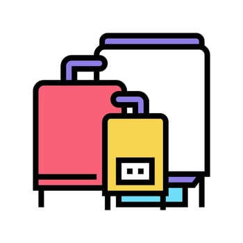 pharmaceutical drugs manufacturing color icon vector illustration