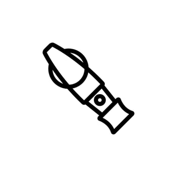 dog training whistle icon vector outline illustration