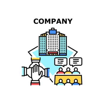 Company Brand Vector Concept Color Illustration