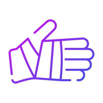hand injury Modern concepts design, vector illustration