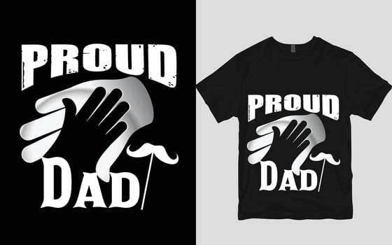 Father's t shirt design vector