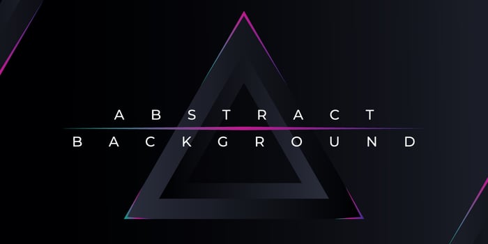 Gradient abstract geometric shapes background vector