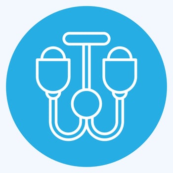 Icon Ceiling Lamp. suitable for House symbol. blue eyes style. simple design editable. design template vector. simple illustration vector