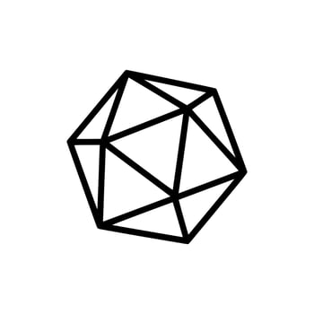 geometric icon logo geometric  abstract element vector