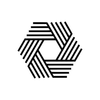 geometric icon logo geometric  abstract element vector