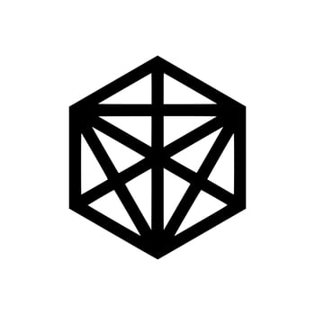 geometric icon logo geometric  abstract element vector