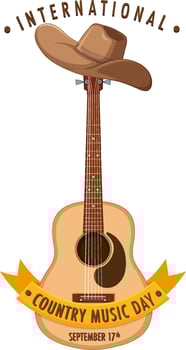 International Country Music Day vector
