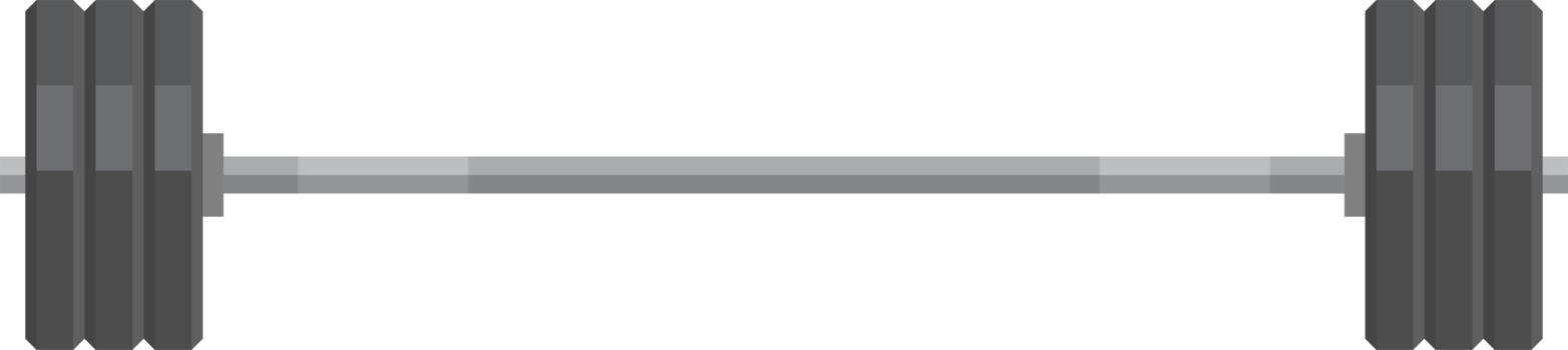 Barbell in flat style vector illustration png