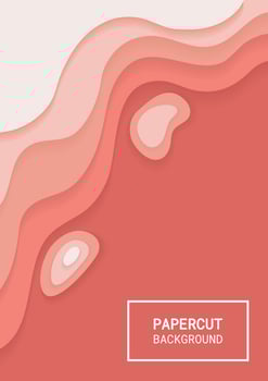 papercut background vector design abstract wallpaper