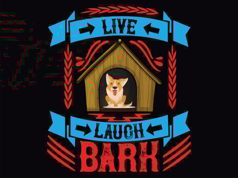 Dog t-shirt design vector file