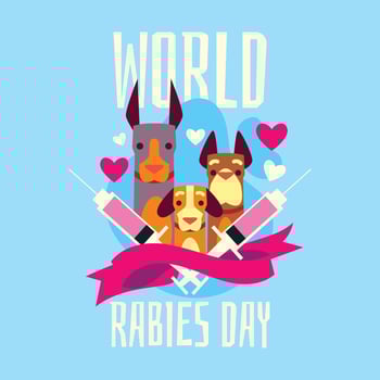 The Vaccinated Dogs Concept vector