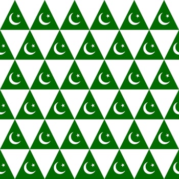seamless background symbol flag national pakistan vector