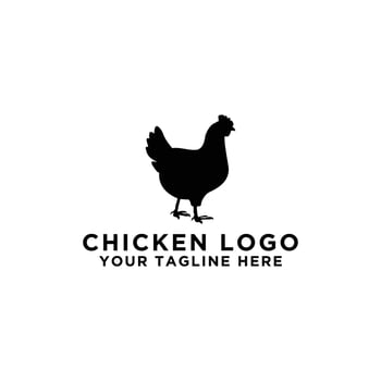 collection of cattle logo vector. Chicken design. - Vector