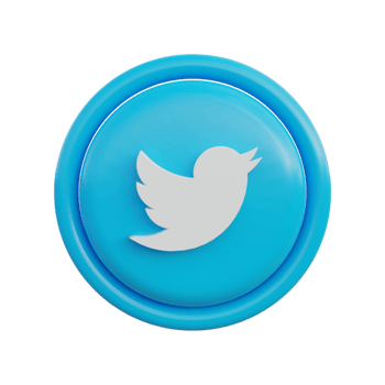 3d social media icons twitter png