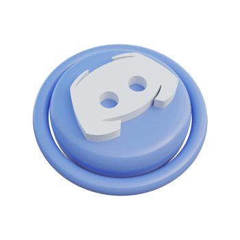 3d social media icons isometric discord png