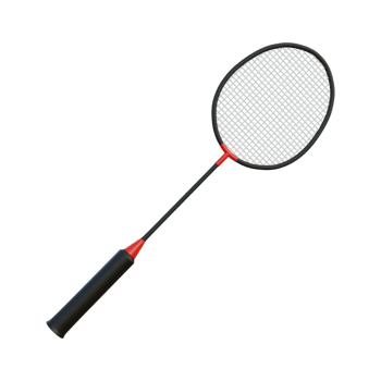 badminton racket 3d element png