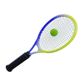 tennis ball and racket png