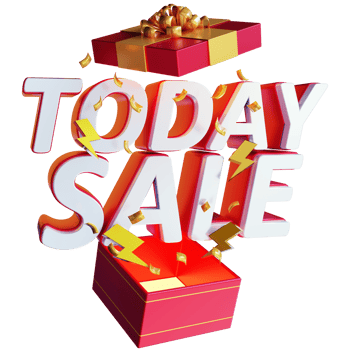 3d flash big sale text effect png