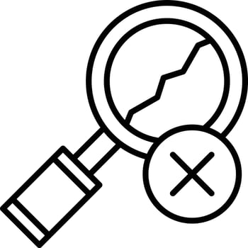 Damage Outline Icon vector