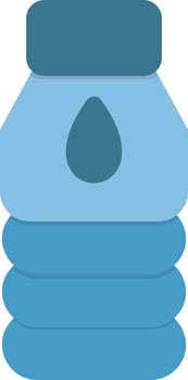 Water Flask Flat Icon vector
