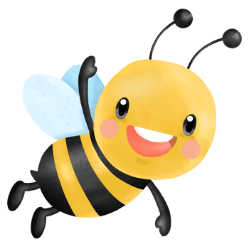 Honey Bee Watercolor Clipart png