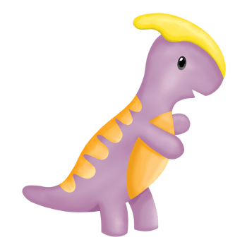 Watercolor Dinosaur Clipart. Graphic png