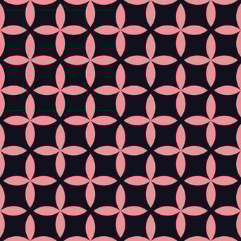 Abstract Retro Geometric seamless pattern. Bright colorful nostalgic background design. Vector Illustration