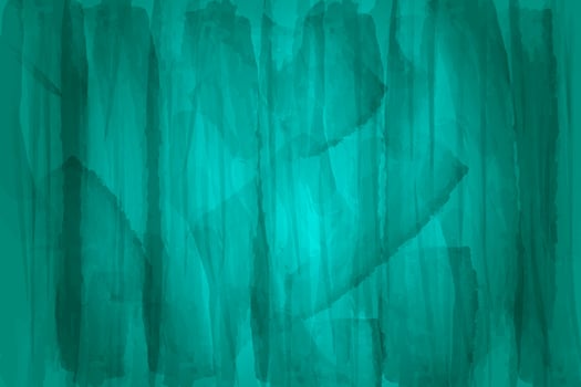 Hand-painted watercolor green background design vector