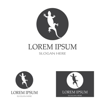 House lizard vector print template