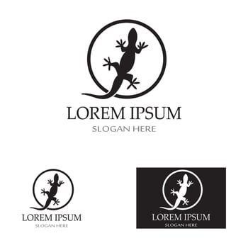 House lizard vector print template