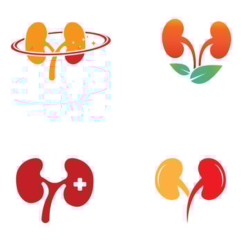 kidney health  logo  vector illusrtation