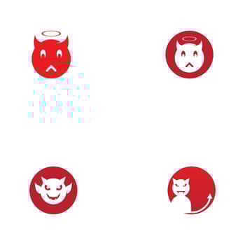 Devil horn Vector icon