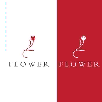 Logos of flowers, roses, lotus flowers, and other types of flowers. By using the design concept of a vector illustration template.