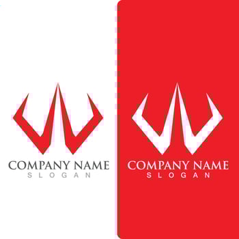 Trident Logo Template vector icon