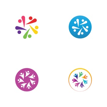 Community, network and social icon vector