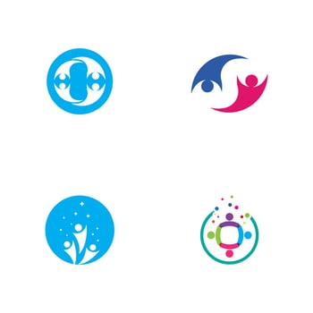 Community team group logo vector