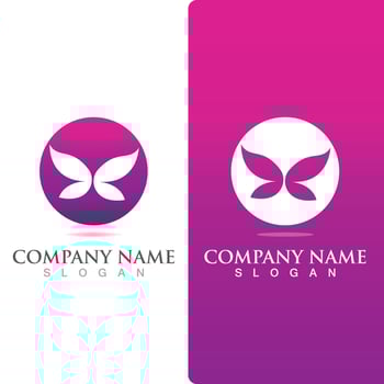 Beauty Butterfly icon design vector