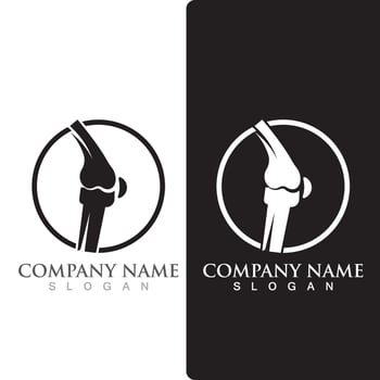 Bone logo vector template vector
